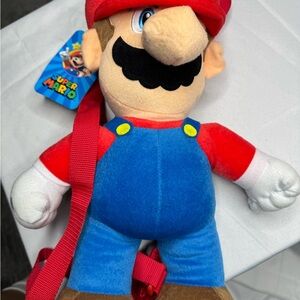 Nintendo Super Mario Plush Toy - Red, Blue, and Brown